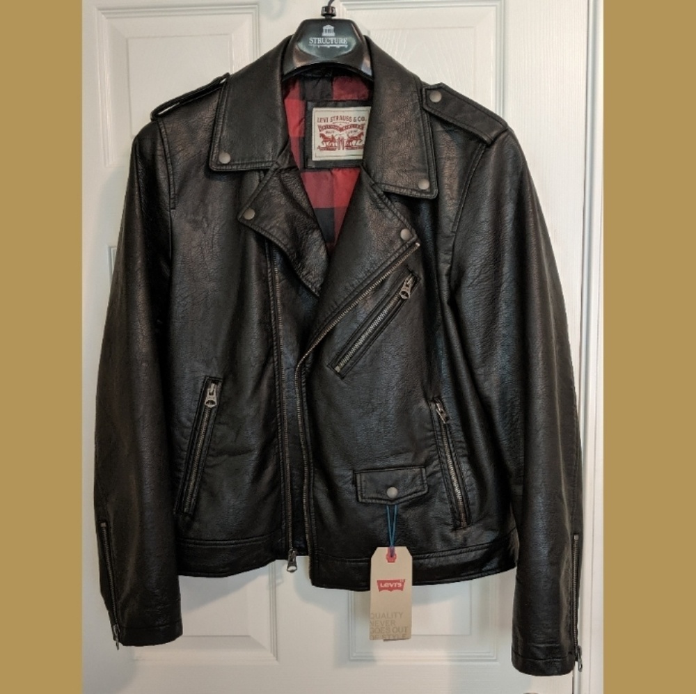 Levi's Men's Faux Leather Moto Jacket